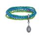 Preview: blau/grün - Petit Glamour d'Afrique - Armband von Konplott